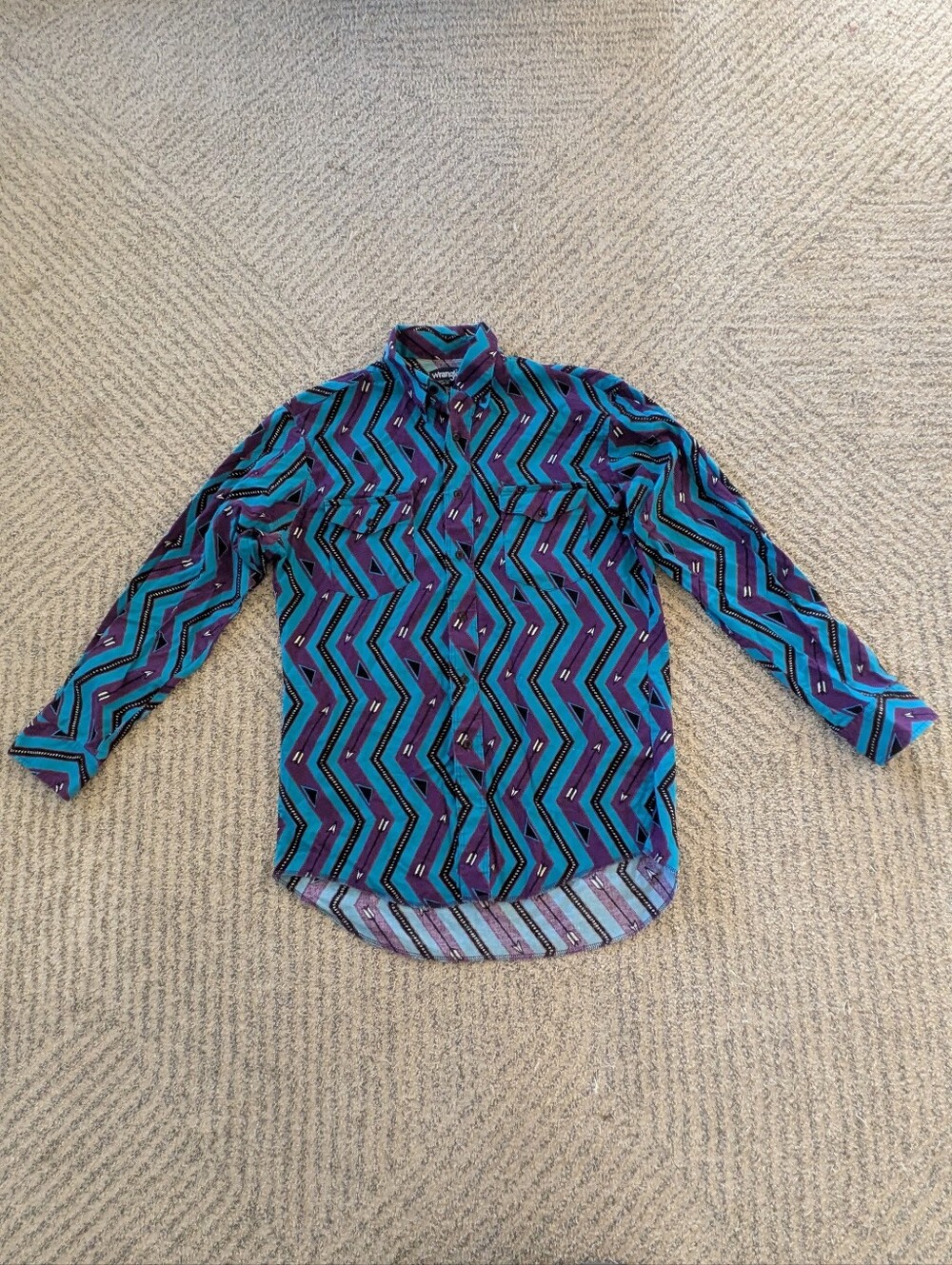 Vintage Wrangler Brush Popper Shirt